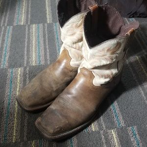 Men's Justin work boots size 14 D